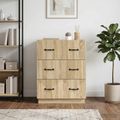 vidaXL Zásuvkový kabinet Dub sonoma 66 x 34,5 x 87 cm Kompozitné drevo