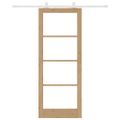 vidaXL Posuvné dvere ORKDAL 83 x 211 cm Prírodná