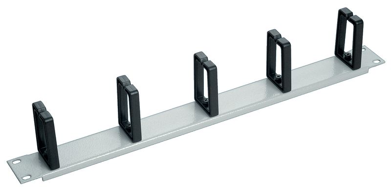 Vyväzovací panel 1U RAL 7035, plastový CMP4 VP-05-1-PO-G