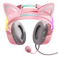 Herné slúchadlá ONIKUMA X15Pro Pink Cat's Ears