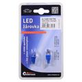 Žiarovka 1 LED 12 V T10 modrá 2 ks