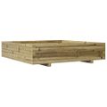vidaXL Záhradný kvetináč 110x110x26,5 cm impregnovaná borovica