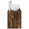 vidaXL Set kabinetov do kúpeľne 3 ks Dymový dub 49,5 x 35 x 63 cm