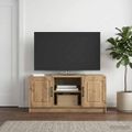 vidaXL TV skrinka 102 x 34,5 x 47 cm Dub artisan Kompozitné drevo