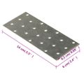 vidaXL Dierované plechy 40 ks 2 mm 140x60 mm pozinkovaná oceľ