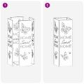 vidaXL Stojan na dáždniky Horčicová 15,5 x 15,5 x 49 cm Oceľ