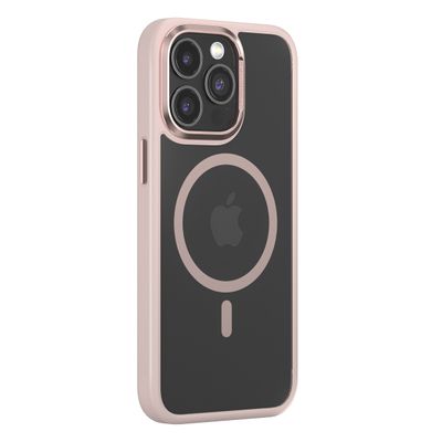 Puzdro Comma Joy Elegant Mag pre iPhone 15 Plus ružové