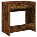 vidaXL Toaletný stolík so zrkadlom dymový dub 73x46,5x120 cm