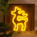 Neon Wood Frame LED DEER warm white FLNW01 Forever Light