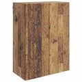 vidaXL Nástenná skrinka 66 x 34,5 x 90 cm Kompozitné drevo Staré drevo