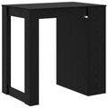 vidaXL Barový stôl 102 x 70 x 103,5 cm Kompozitné drevo Čierny dub