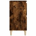 vidaXL Komody 2 ks dymový dub 60x35x70 cm kompozitné drevo