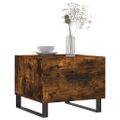 vidaXL Konferenčné stolíky 2 ks dymový dub 50x50x40cm kompozitné drevo