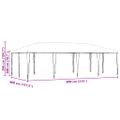 vidaXL Párty stan Modrá 800 x 400 x 266 cm Polyetylén a oceľ