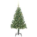 vidaXL Vianočný stromček Zelená 150 cm PVC