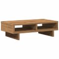 vidaXL Stojan na monitor dub artisian 50x27x15 cm kompozitné drevo