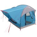 vidaXL Auto Stan so strechou Modrá 239 x 210 x 210 cm Polyester a oceľ