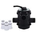 vidaXL Viacsmerový ventil pre pieskový filter ABS 1,5" 6-cestný