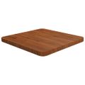 vidaXL Štvorcová stolová doska tmavohnedá 40x40x2,5 cm lakovaný dub