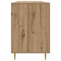 vidaXL Stôl dub artisan Kompozitné drevo 140 x 50 x 75 cm