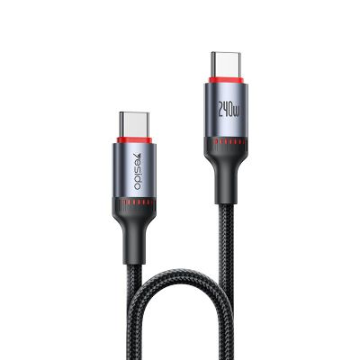 Kábel yesido CA186 240W type-c/type-c 2M 5A čierny