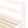 vidaXL Vysúvacia denná posteľ biela 80x200 cm masívna borovica