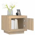 vidaXL Konferenčný stolík dub sonoma 51x50x45 cm spracované drevo