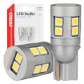 LED žiarovky CANBUS T10 W5W 12 SMD 3030 Biele 12V 24V AMiO-04243