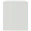 vidaXL TV skrinky 2 ks biele 67x39x44 cm oceľ