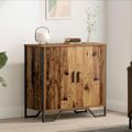 vidaXL Servírovacia skriňa Staré drevo 78 x 35 x 74.5 cm