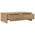 vidaXL Stojan na monitor a zásuvky dub artisian 50x27x15cm komp. drevo
