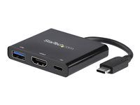 Startech USB-C to HDMI Adapter - 4K 30Hz - Thunderbolt 3 Compatible - with Power Delivery (USB PD) - USB C Adapter Converter (CDP2HDUACP) - Dokovacia stanica - USB-C / Thunderbolt 3 - HDMI