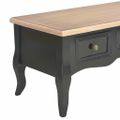 vidaXL TV stolík čierny 100x35x35 cm drevený