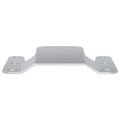 vidaXL Na montáž plochého držiaka 12 Strieborná 75 x 66 x 1,4 mm Oceľ