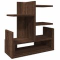 vidaXL Organizér na stôl, čierny 49x20x52,5 cm, kompozitné drevo