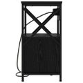 vidaXL Nočný stolík Čierny dub 40 x 31 x 60 cm Kompozitné drevo
