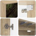 vidaXL Nástenný TV kabinet ELBURG 102 x 33 x 40 cm Dub sonoma