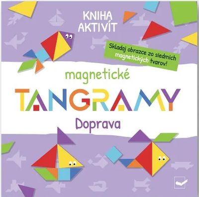 Kniha aktivít magnetické TANGRAMY Doprava