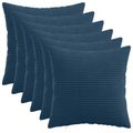 vidaXL Poťah na podložku 6 pcs HEERLEN Námornícka modrá 30 x 30 cm