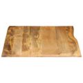vidaXL Stolová doska 110x80x3,8 cm živý okraj masívne mango