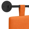 vidaXL Závesné čelo postele Oranžová Kordúrová tkanina