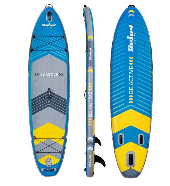 Paddleboard SUP REBEL ACTIVE RBA-4507-BL so sedátkom, modrý 11' 335x84x15 Paddleboard SUP REBEL ACTIVE RBA-4507-BL se sedátkem, modrý 11' 335x84x15