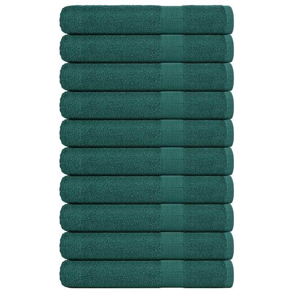 vidaXL Uteráky FROGN 10 ks zelené 100x200 cm 360 g/m²