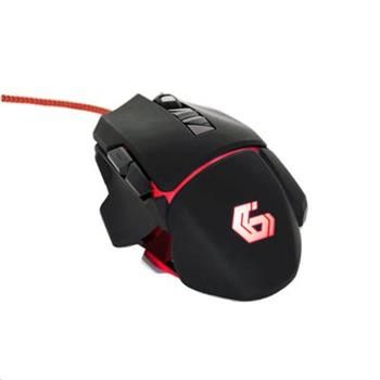 GEMBIRD Myš MUSG-06, herná, optická, programovateľná, 4000 DPI, USB