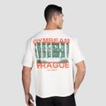 Tričko Prague Cream - GymBeam, veľkosť L