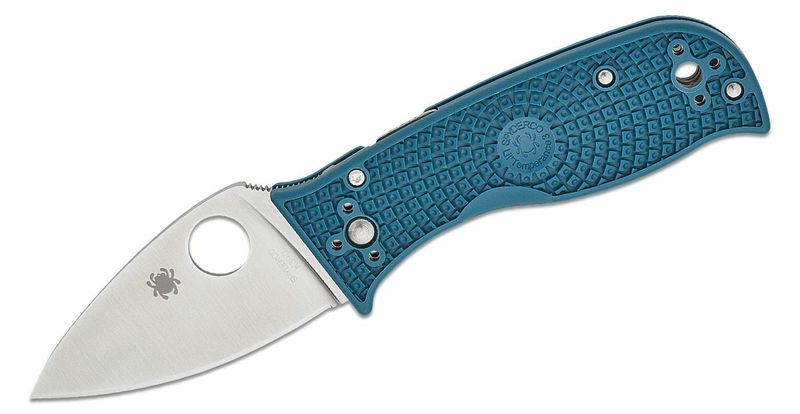 Spyderco C69PBL3K390 Lil' Temperance 3 vreckový nôž 7,4 cm, modrá, FRN