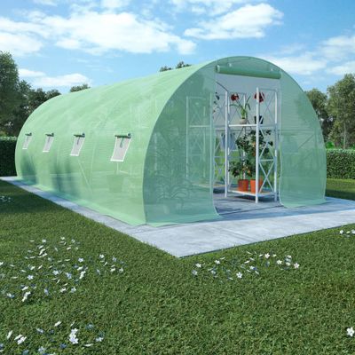 vidaXL Skleník 18 m² 600x300x200 cm
