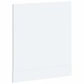 vidaXL Panel umývačky riadu Kalmar lesklá biela 60x1,5x57 cm kompozitné drevo
