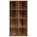 vidaXL knižnica Old Wood 66x30x130 cm Engineered Wood