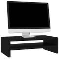 vidaXL Stojan na monitor, čierny 42x24x13 cm, kompozitné drevo
